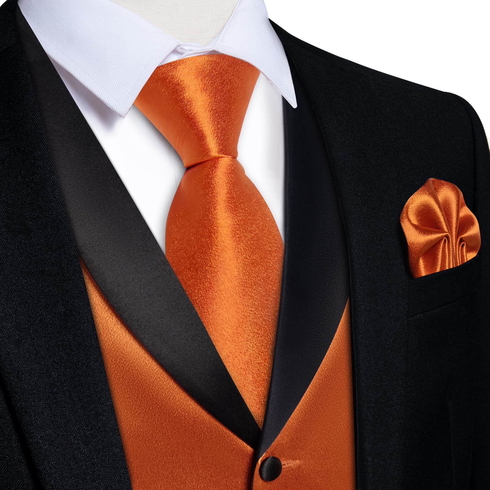 Wedding Suits Burnt Orange Waistcoat Ties2you Work Vest Shining