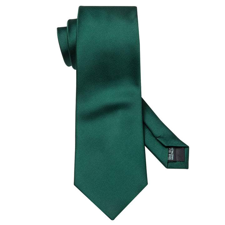 men's green ties Pocket Square Cufflinks Set