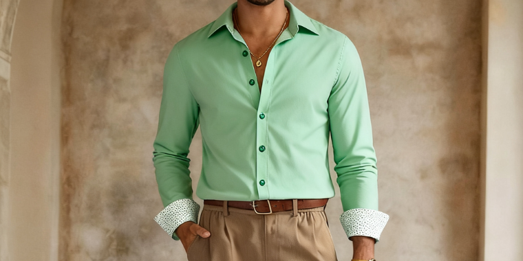 green dress shirt and tie combinations Zapaka Women Dark Green Bridesmaid Dress with Streamer Halter Satin Mermaid  Wedding Party Dress with Sash – ZAPAKA main image 1