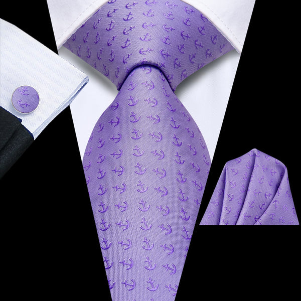 casual daily arrow novelty silk mens purple personalized tie handkerchief cufflinks set
