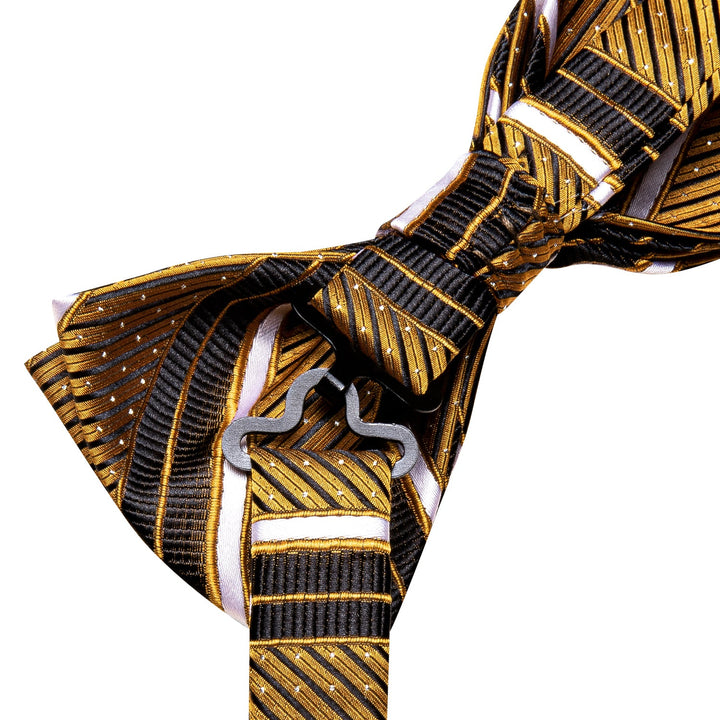 brown wedding bow tie