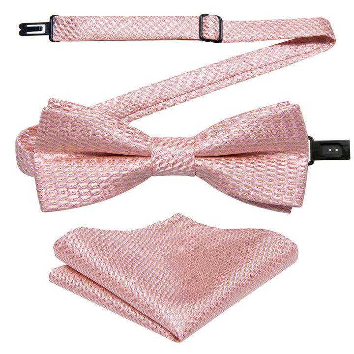 Lemonade Pink Geometric Bow Tie 