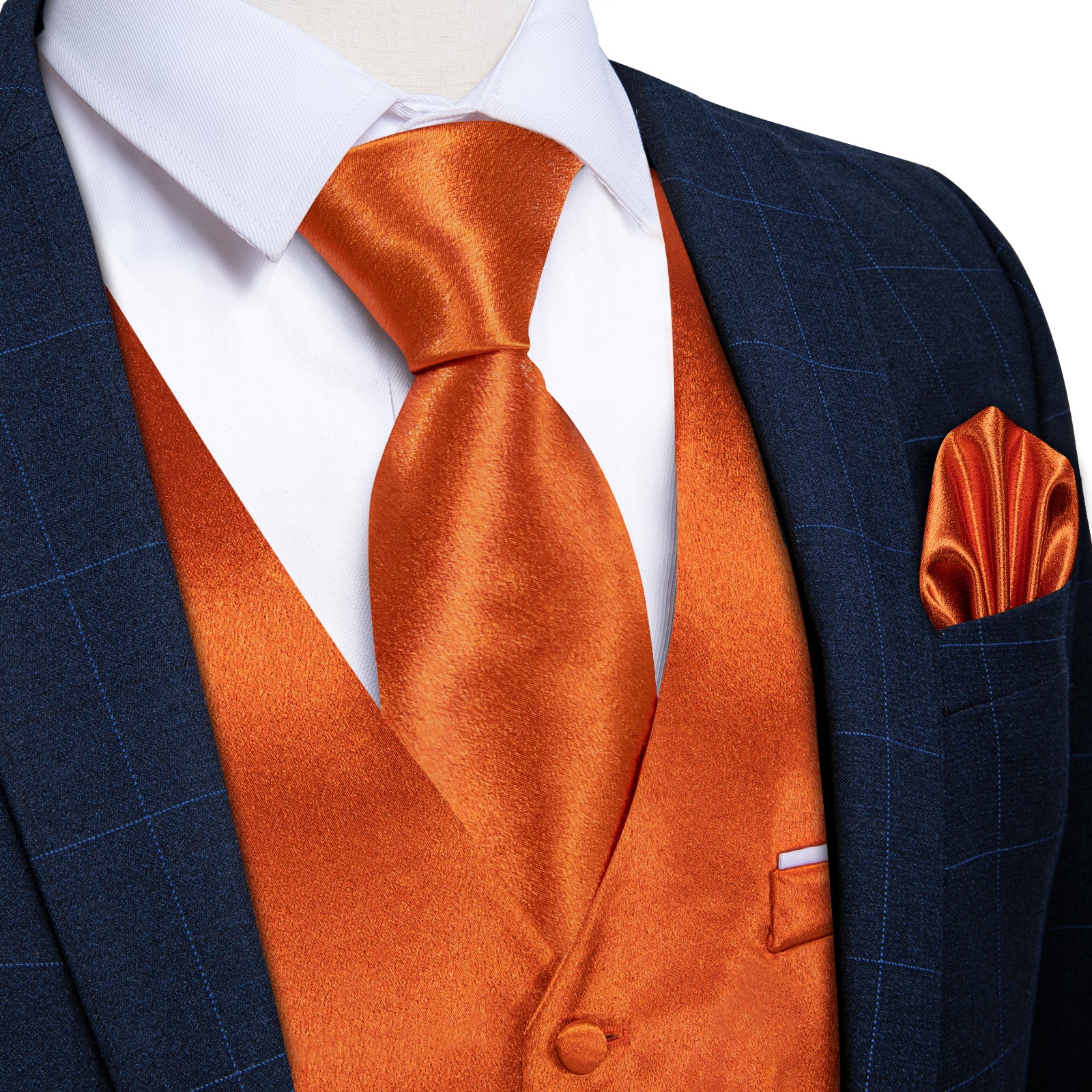 Navy Tuxedo Wedding With Orange Burnt Orange Wedding Tux Navy Tuxedo Wedding With Orange Burnt Orange Wedding Tux