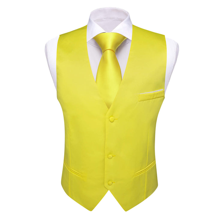  Yellow Silk Suit Vest