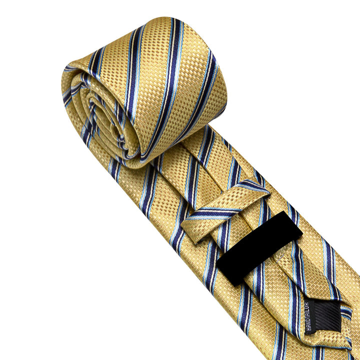 yellow and blue ties