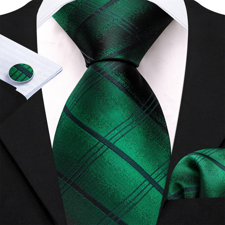 mens silk green emerald ties