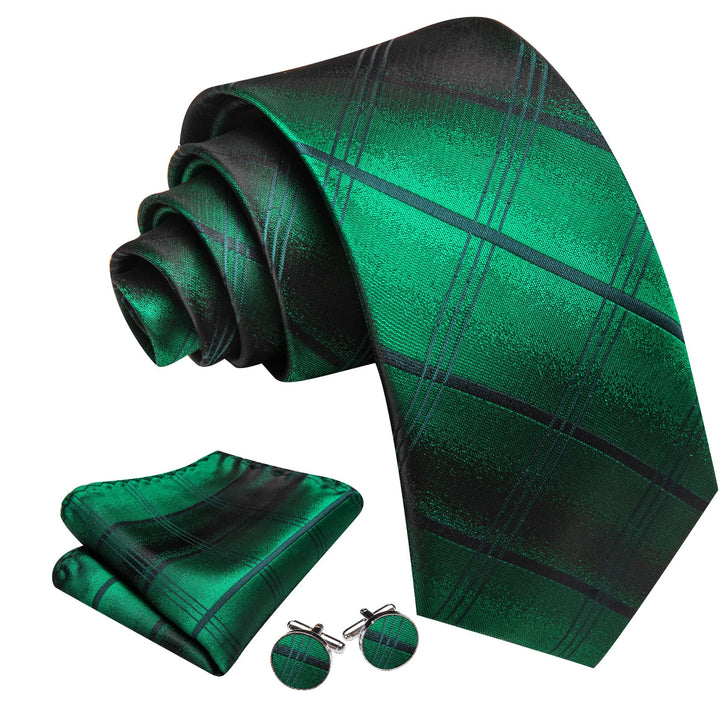 mens silk green emerald ties