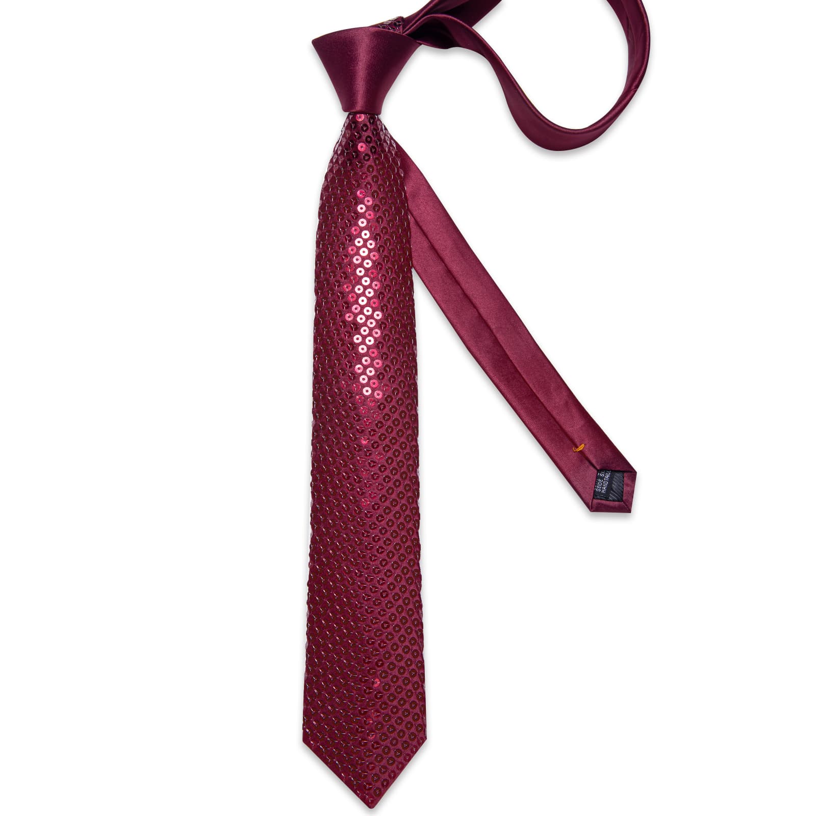 silk maroon tie