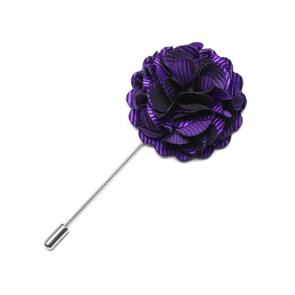 Violet Floral Men's Accessories Lapel Pin