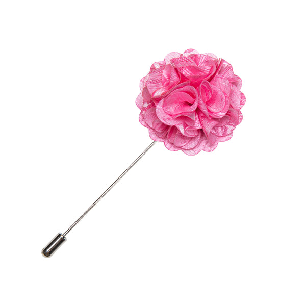 Classic Pink Floral Men's Accessories Lapel Pin