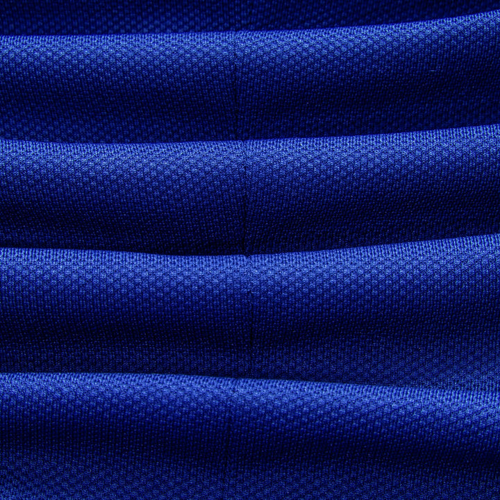 Knit Dress Suit Navy Blue Solid Notched Collar Silk Suit for Men
