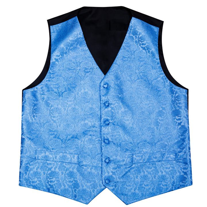 floral blue men's wearhouse vest
