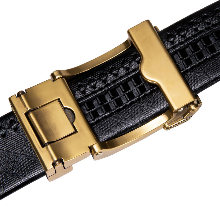 Golden Lion Metal Buckle Genuine belt for men leather