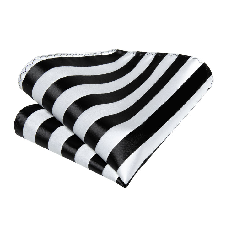 black white striped mens fun ties