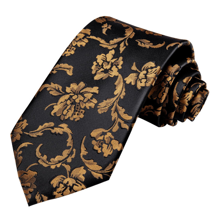  floral black gold neck tie stores ties2you