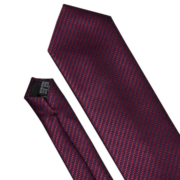 Burgundy Red striped mens silk ties for sale