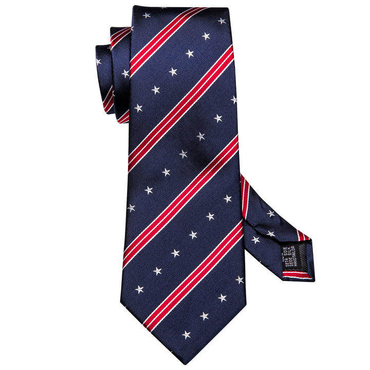 red blue white striped mens tie types