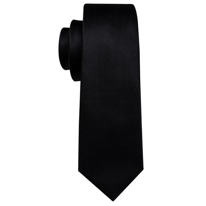 Black Novelty Silk Tie