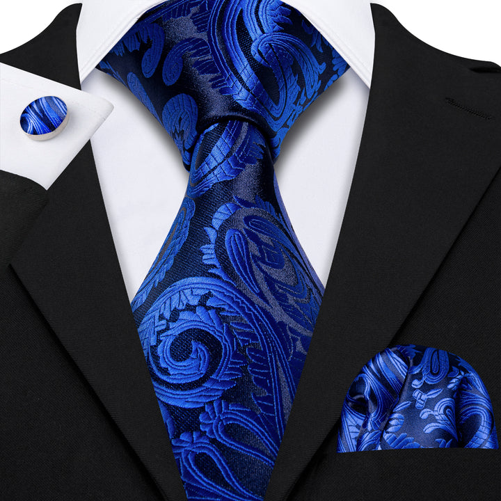 navy blue silk mens floral ties