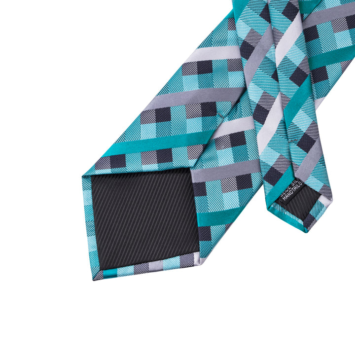 blue grey mens 100 silk tie