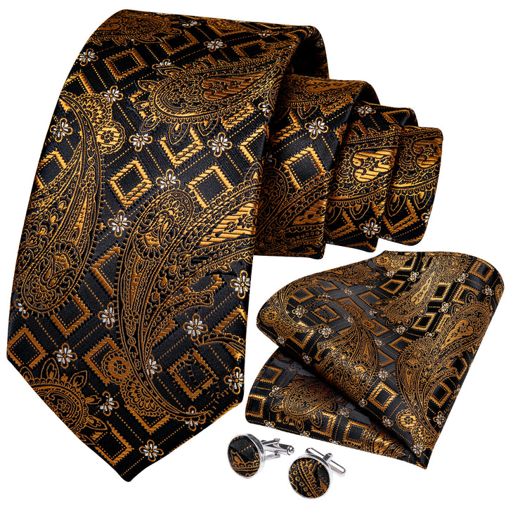 black paisley tie