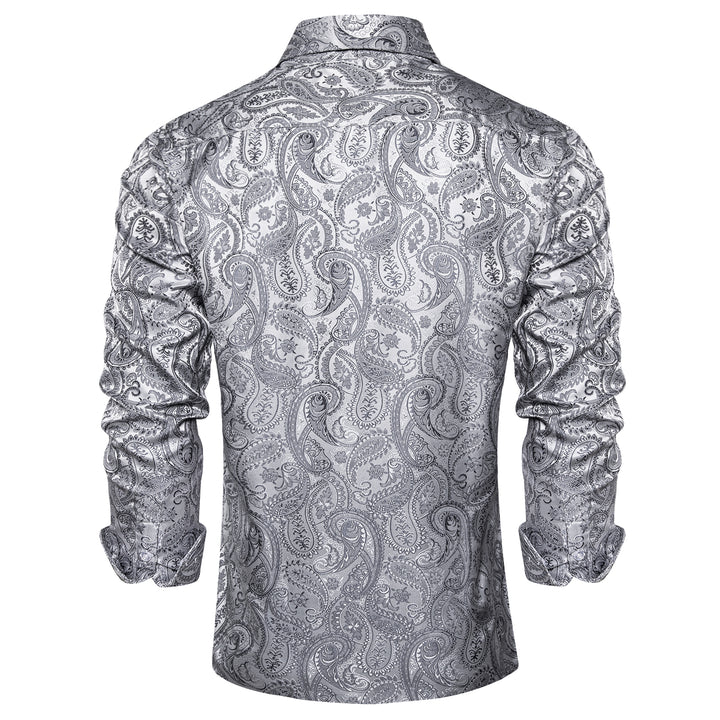 mens silk crew neck dress shirts Amazon.com: COOFANDY Mens Silk Shirts Long Sleeve Dress Shirts Prom Wedding Party Button Down Shirts,Beige Small : Clothing, Shoes & Jewelry