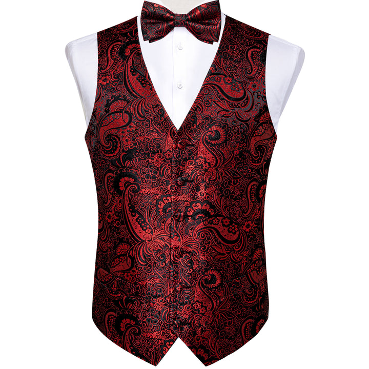 mens red vest