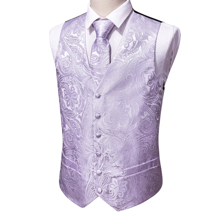 buy vest from ties2you light purple paisley mens silk vest