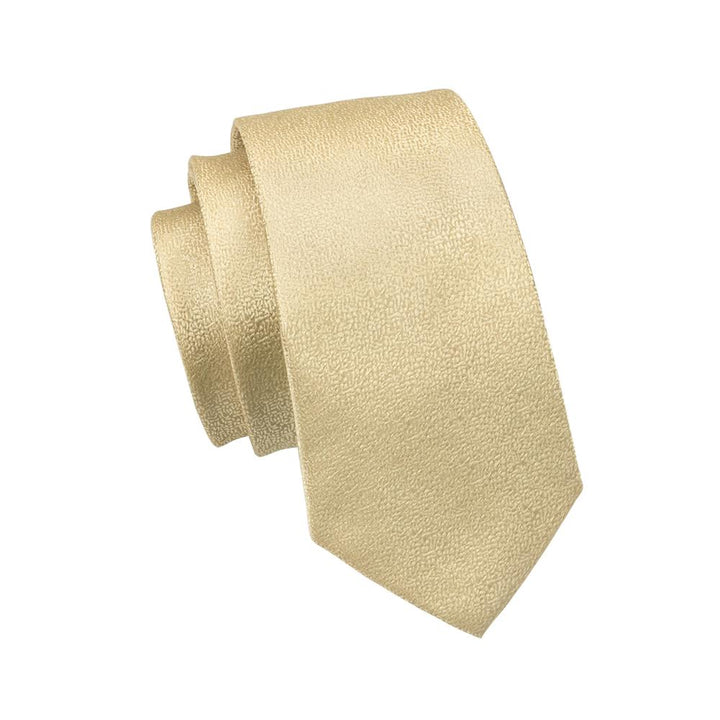 Champagne Novelty Men's Tie Pocket Square Cufflinsk Set
