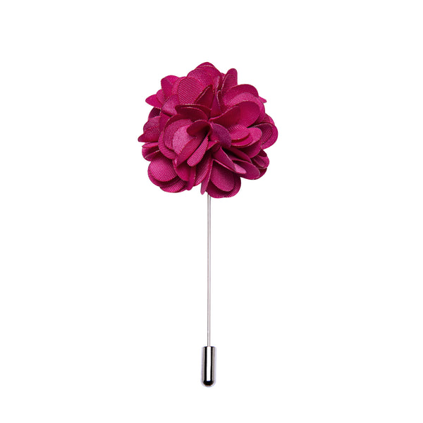 Rose Pink Floral Men's Accessories Lapel Pin